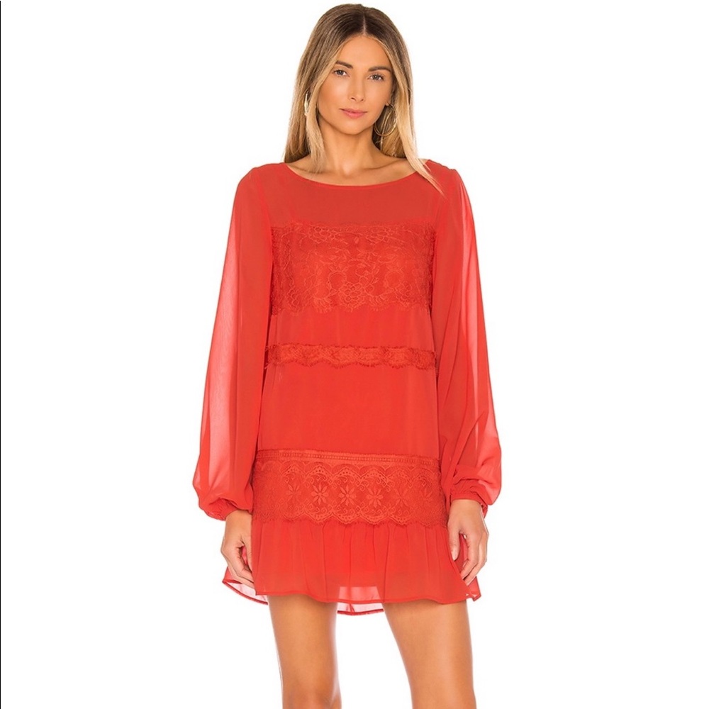 Lovers + Friends Like New Red Dress Size XS